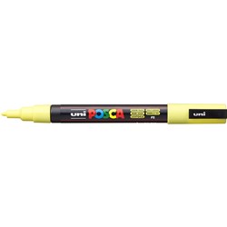 Uni Posca Paint Marker PC-3M  Fine 1.3mm Bullet Tip  Sunshine Yellow