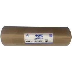 Brown Kraft 600mmx340m 60gsm Paper Roll
