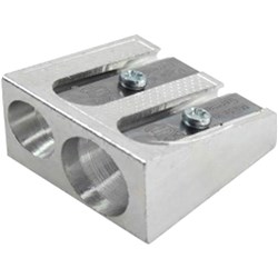 Stat. 2 Hole Metal Pencil Sharpener