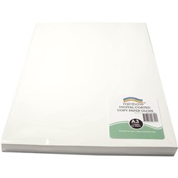 Rainbow A3 115gsm White Premium Gloss Digital Copy Paper