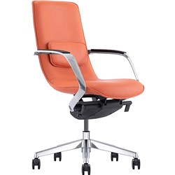 K2 Titan Genius Executive Chair Orange Leather