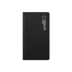 Upward 2027 6631 Black A6/7 Superior 2 Weeks To View Pocket Diary