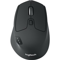 Logitech M720 Black Triathlon Multi-Computer Wireless Mouse