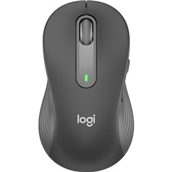 Logitech M650 Graphite Signature Wireless Left Handed Mouse