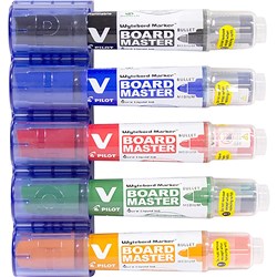 Pilot BeGreen V Board Master Whiteboard Marker Bullet Tip Assorted Colours