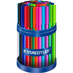 Staedtler 432 Stick Triangular Ballpoint Pen Medium 1.00mm Assorted