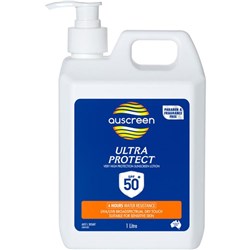 Auscreen SPF50+ Ultra Protect Sunscreen Lotion 1L