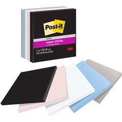 Post-it 654-5SSNE Super Sticky Notes 76 x 76mm Simply Serene