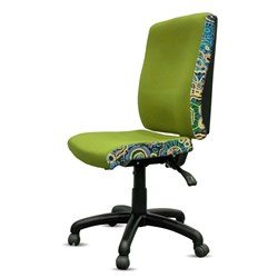 K2 Orange Dust Spectrum Katherine High Back Office Chair Eucalyptus Green