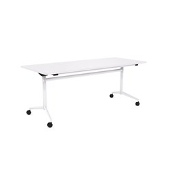 OLG Uni Flip Top Table 1800W x 750D x 720mmH White Top White Frame