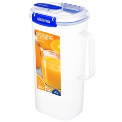 Sistema Klip It Plus Juice Jug 2 Litre Clear 