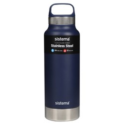 Sistema Drink Bottle Stainless Steel 1 Litre Assorted Colours