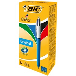 Bic 4 Colour Original  Ballpoint Pen Retractable