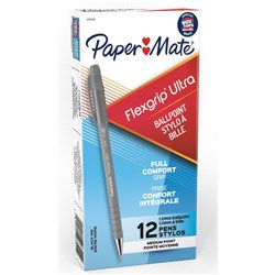 Pen Ballpoint Papermate Flex Grip Ultra Stick Medium Black