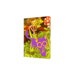 Collins 2026 Bella Ramsey Cat Mushroom A5 Week To View Diary