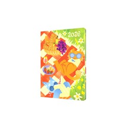 Collins 2026 Bella Ramsey Cat Picnic A5 Week To View Diary