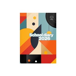 Upward 2026 4403 Burst Geometry B5 School Week To View Diary