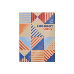 Upward 2027 4403 Burst Geometry B5 School Week To View Diary