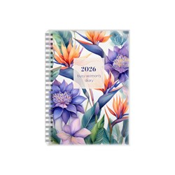 Upward 2026 4404 Bird Of Paradise A5 Busy Woman's Week To View Diary