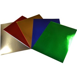 Rainbow Foil Board A4 Assorted