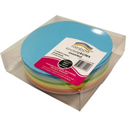 Kinder Circles Matte 180mm 80gsm Assorted