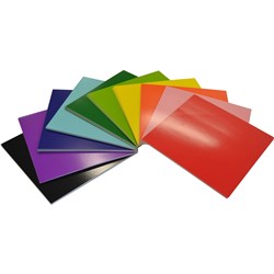 Rainbow Square Card 203x203mm 300gsm Assorted