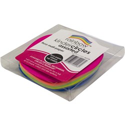 Kinder Circles Fluro 120mm 85gsm Assorted