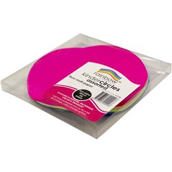 Kinder Circles Fluro 180mm 85gsm Assorted