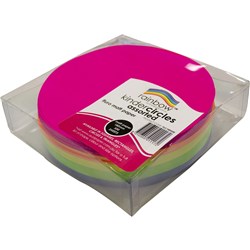 Kinder Circles Fluro 180mm 85gsm Assorted