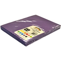 Rainbow A4 Purple 220gsm Spectrum Board