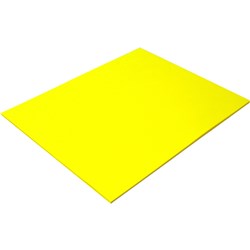 Rainbow Spectrum Board 510MMX640MM 220gms Yellow 20 Sheets