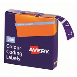 Label Numerical Colour Coding Side Tab 7