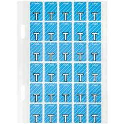 Avery Top Tab Alphabetical Colour Coding Label T