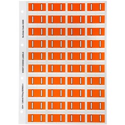 Avery 25x42mm Orange Alphabet I Side Tab Coding Label