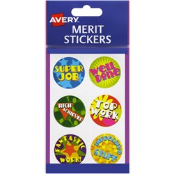 Label Avery Merit Blister Pack Bright