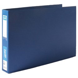 Bantex Blue A3 2D Ring 38mm Landscape PVC Binder