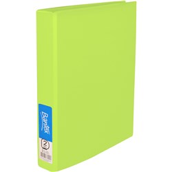 Bantex Lime A4 2D Ring 25mm PVC Binder