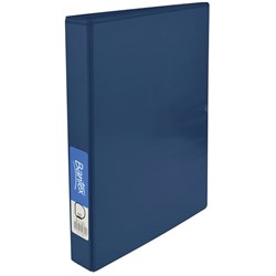 Bantex Insert Binder Standard A4 4D Ring 25mm Blue