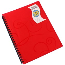 Display Book A4 Jewel Refillable 30 Pocket RD