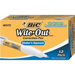 Correction Pen Bic Shake'N'Squeeze 8ml