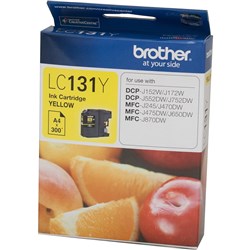 Brother LC-131 Yellow Ink Cartridge