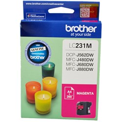 Brother LC-231 Magenta Ink Cartridge