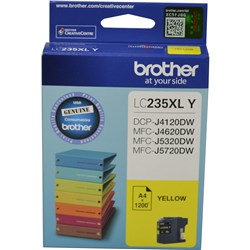 Brother LC235XLY Ink Cartridge High Yield Yellow