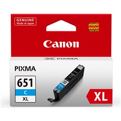 Canon CLI-651XL Cyan Ink Cartridge