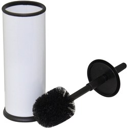 Compass Toilet Brush Powder Coated White