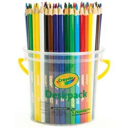 Pencil Crayola Coloured Triangular 48 Asst Deskpack 12 Colors