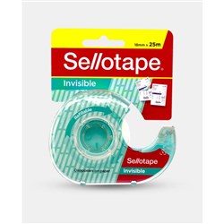Sellotape 18mmx25m Invisible Matt Finishing Tape
