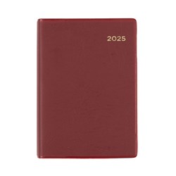 Collins 2025 Belmont 137 A7 Day To Page Burgundy Diary