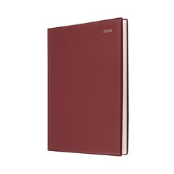 Collins 2025 Belmont 147 A4 Day To Page Burgundy Diary