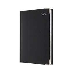 Debden 2025 Management 149 A4 Day To Page Black Bonded Leather Diary